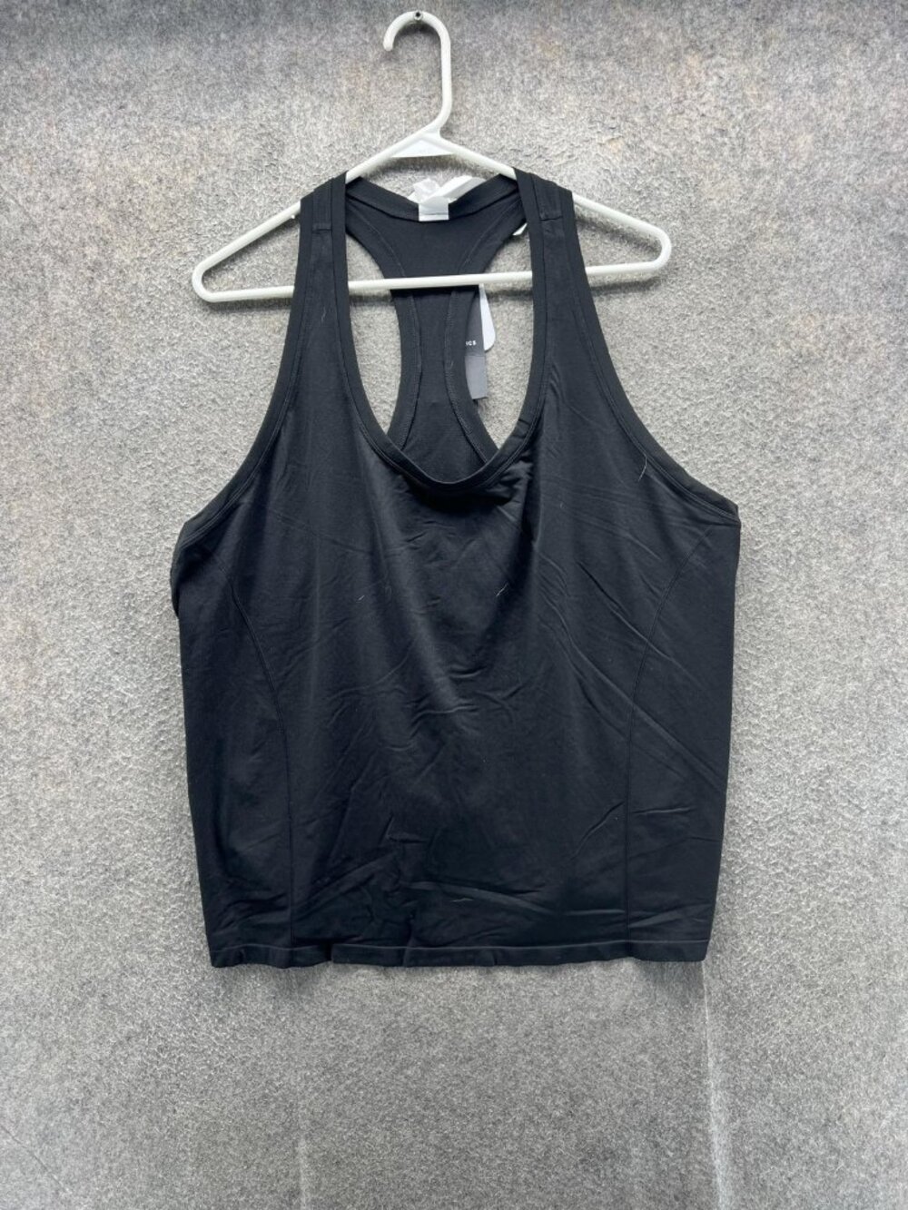 Fabletics Tank Top Womens 3X Black Scoop Neck Racerback Athletic Gym Workout